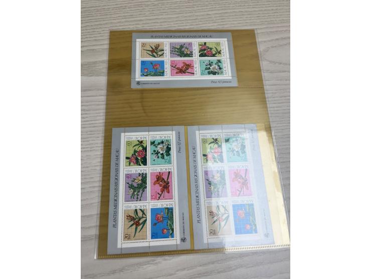 including Medicinal Plants, Butterflies, Grand Prix, Centenary of Macau Stamp and many others. With many duplicates. Mostly t